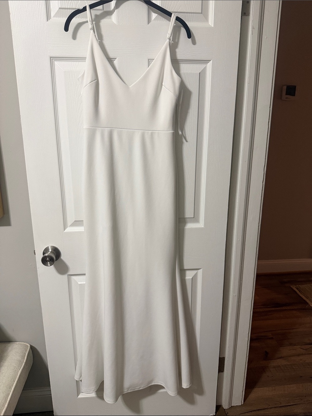 Lulus Classic Strapless White Maxi Dress with Spaghetti Straps